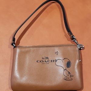 Coach Snoopy Wristlet